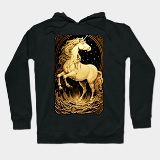 Vintage Unicorn Painting Hoodie